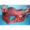 ladies evening shoes and matching bags