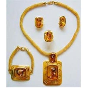 gold plated jewelry sets