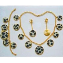 african gold jewelry plated