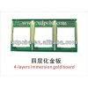 High quality 4-layer PCB with immersion gold finishing and good multilayer PCB factory