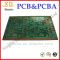 Electronic PCB and PCB assembly with wave soldering