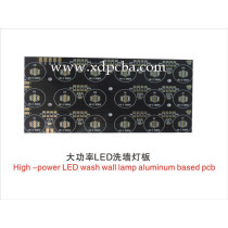High-power LED wash wall lamp Aluminium based PCB