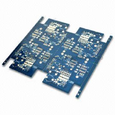 Double-sided PCB in Blue Solder Mask