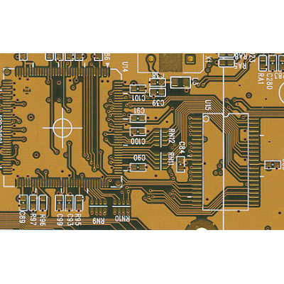 PCB Boards with Yellow Soldering
