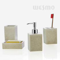 Resin bathroom set (WBP0801A)