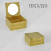 Bamboo Jewelry Box With Mirror