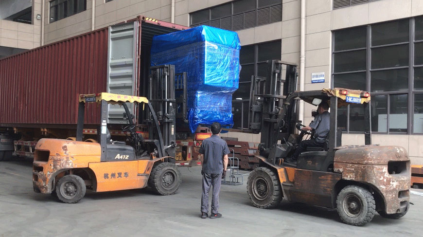 High speed paper sheeter machine ship to Korea