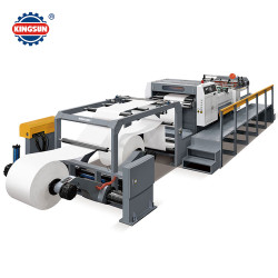 Servo control paper roll to sheet cutting machine