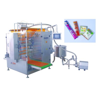 Liquid four-side sealing packing machine