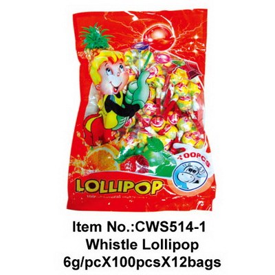 Whistle Lollipop