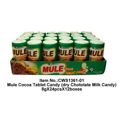 Mule Cocoa Tablet Candy
