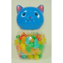 Blue Cat Bottle With Jelly Bean