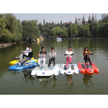 Foot pedal boat/ water sports boat