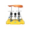 Water bike for 3 people / water bike with awning