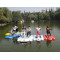 Water bike with awning/ pedal boat for 3 person