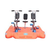 Pedal boat for 3 person / human sport equipment