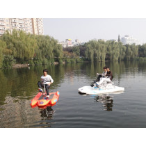 Water bicycle with boat bottom,pedal boat