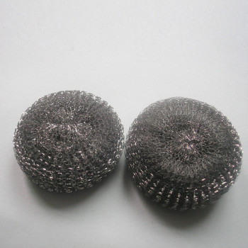 Stainless steel cleaning scourer ball