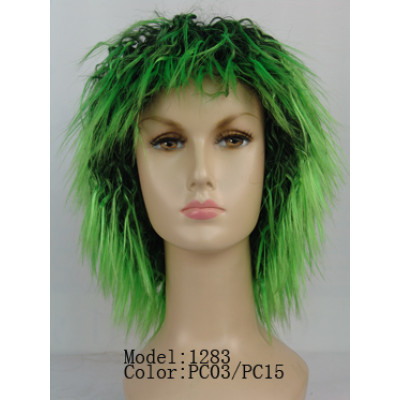 green  holiday wig