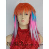 colorful holiday wig