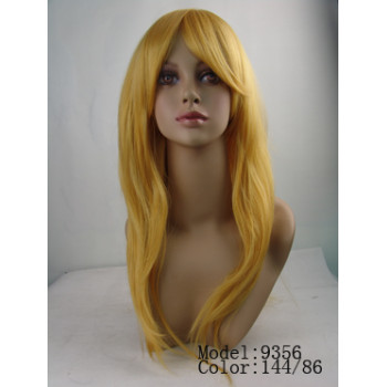 yellow holiday wig