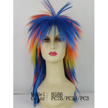 2011 colorful holiday wig