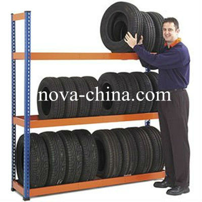 Mezzanine Storage Tire Racks