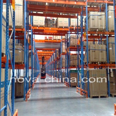 Industrial warehouse storage shelf