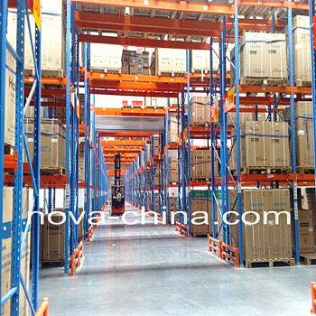 pallet rack for chemical storage