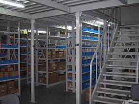 warehouse stocking rack