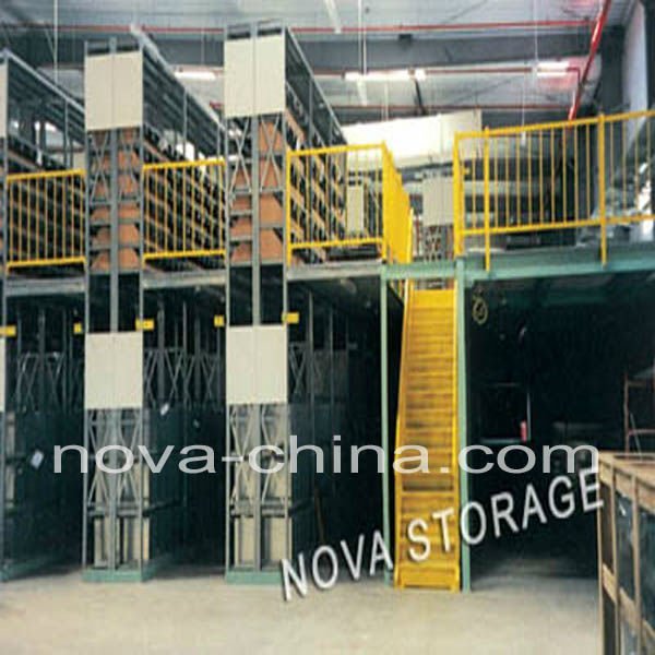 Warehouse mezzanine racking
