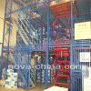 Pallet rack supported mezzanine system