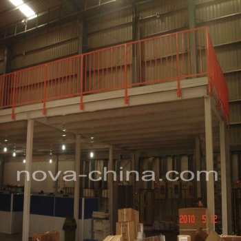 Storage steel mezzanine racking