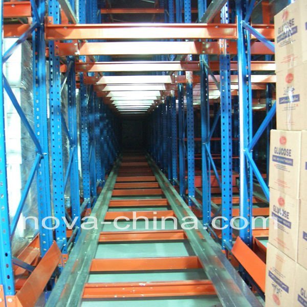 warehouse storage drive in rack