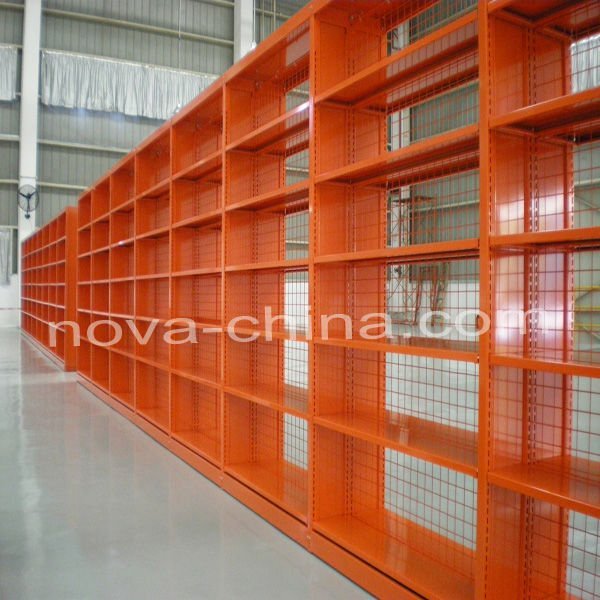 warehouse bookshelves