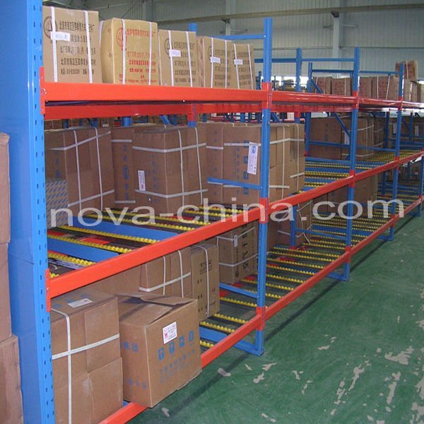 Upright frame structure Rolled Material Storage
