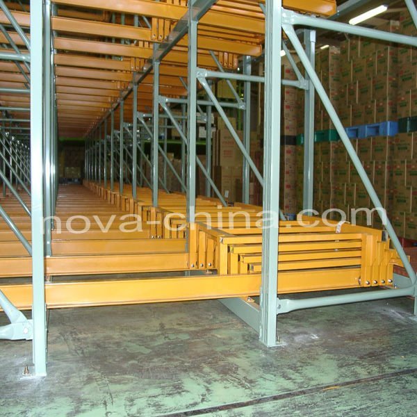 large quantity of goods racking