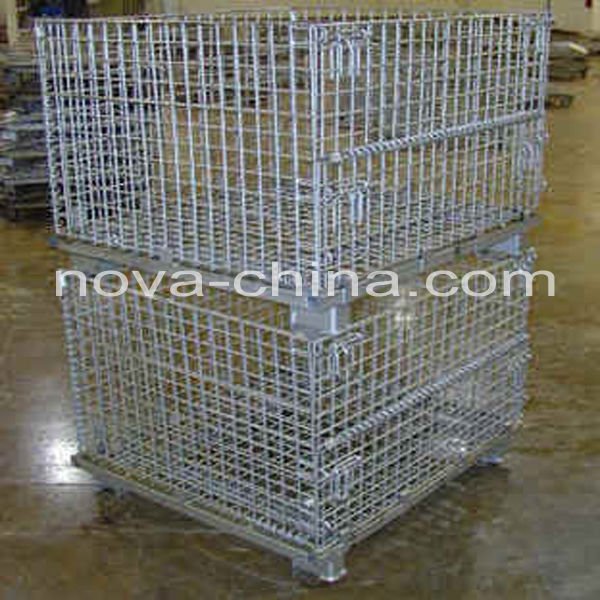 foldable Wire mesh box container