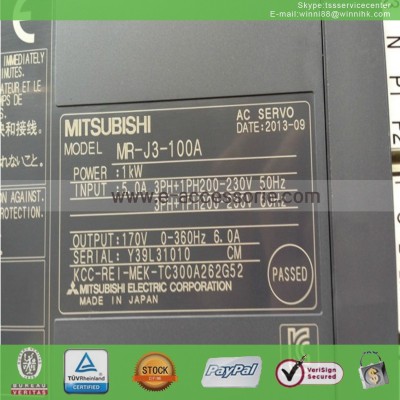 Mitsubishi Servo MR-J3-100A Used Drive 60 days warranty