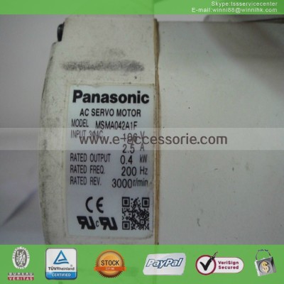 AC MSMA042A1F Used PANASONIC SERVO MOTOR 60 days warranty