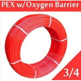 PEX tube with evoh oxygen barrier