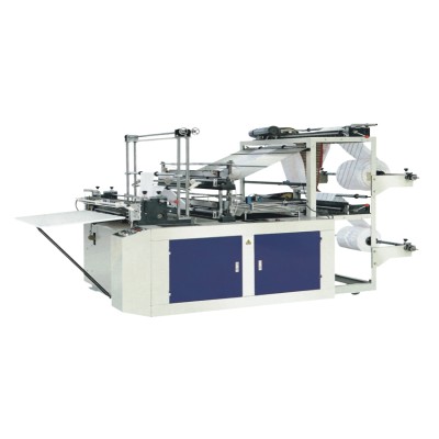 Double lines cold cutting bag making machine