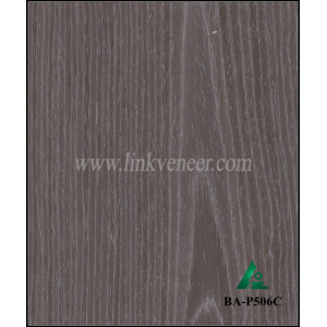 BA-P506C Engineered crown cut black apricot veneer 0.3mm face veneer