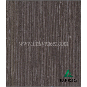 BAP-S202# High quality engineered black color veneer for plywood face