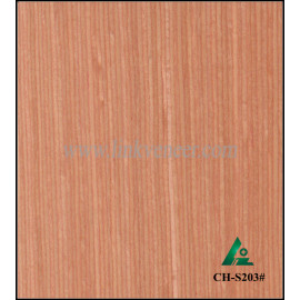 CH-S203#, 640x2500mm 0.30mm Reconstitute engineered red cherry wood veneer