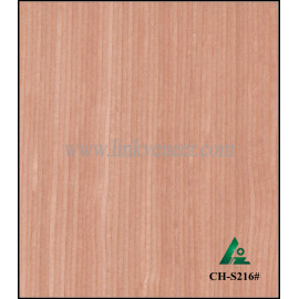 CH-S216#, 0.3mm red cherry engineered face veneer for making doors