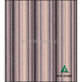 DW-S106#, High quality Recon stripe veneer for Indian market with the cheapest price