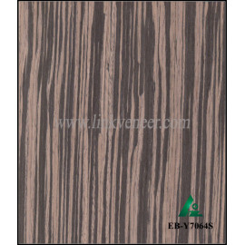EB-Y7064S, Artificial ebony, engineered ebony, black ebony wood veneer sheet for plywood