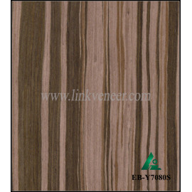 EB-Y7080S, composite wood veneer ebony wood veneer with FSC certificated for door face