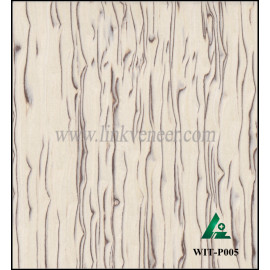WIT-P005, ice tree veneer artificial wood veneer reconstituted veneer 8'x2'